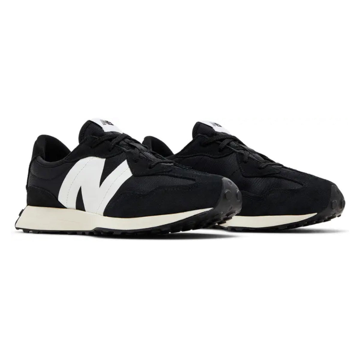 New Balance 327 Big Kid 'Black White'