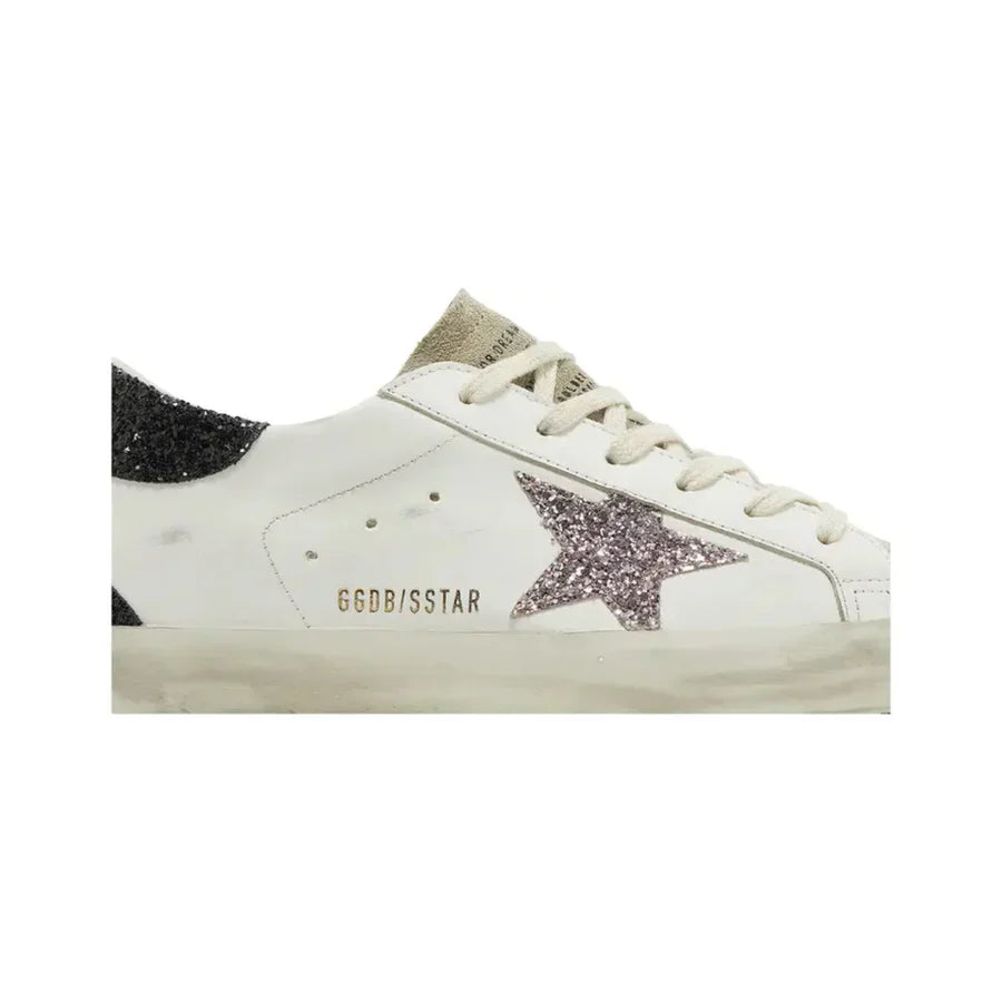 Golden Goose Wmns Superstar 'White Mauve Pink Glitter'
