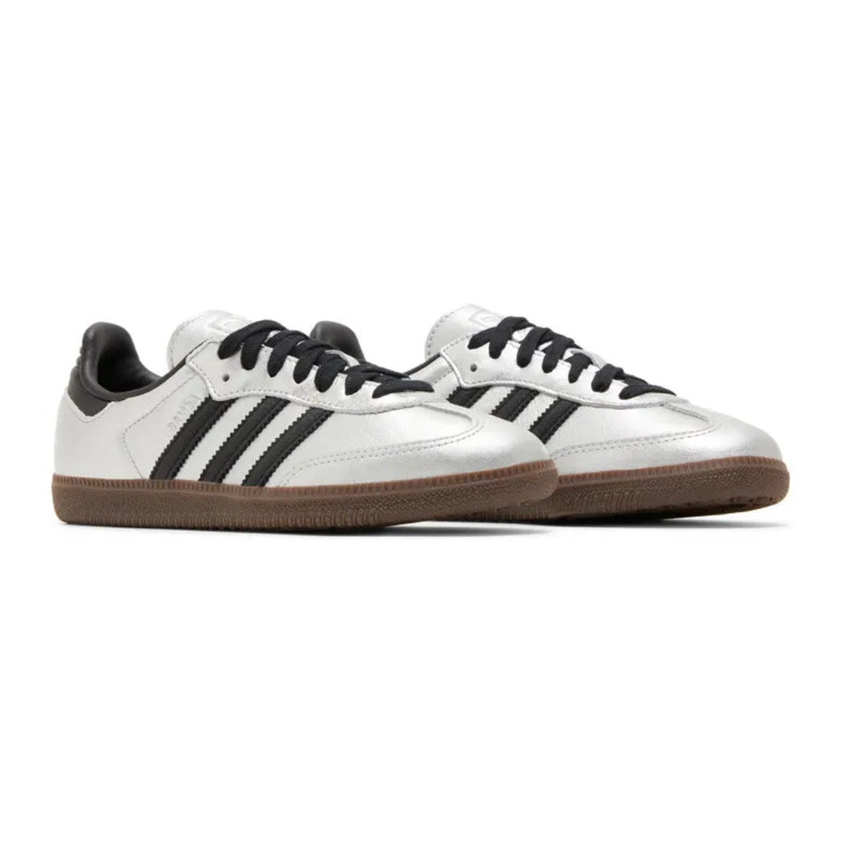 Adidas Samba OG – Silver Metallic Black Gum