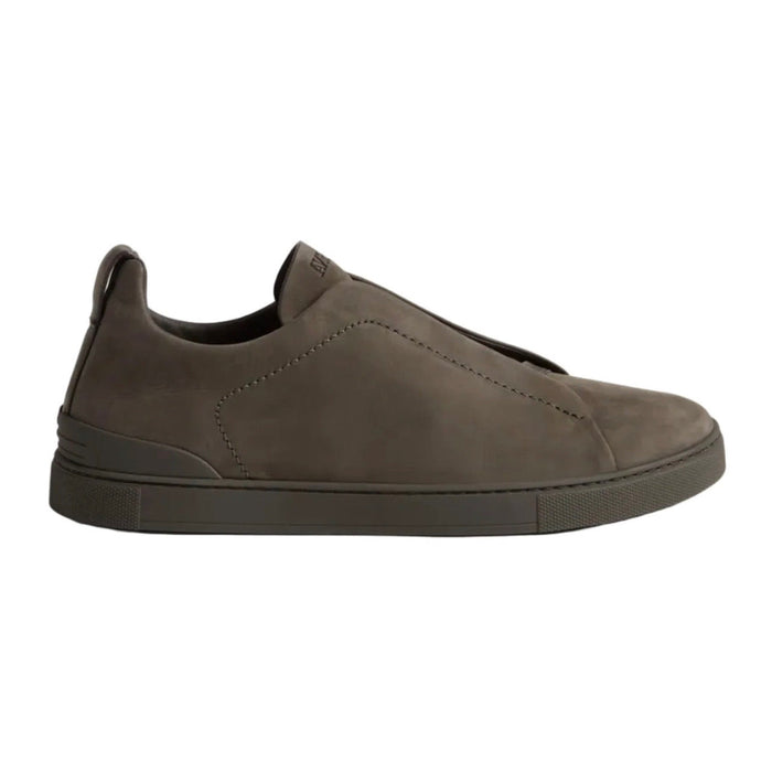Zegna Triple Stitch™ SECONDSKIN Sneaker 'Dark Taupe'