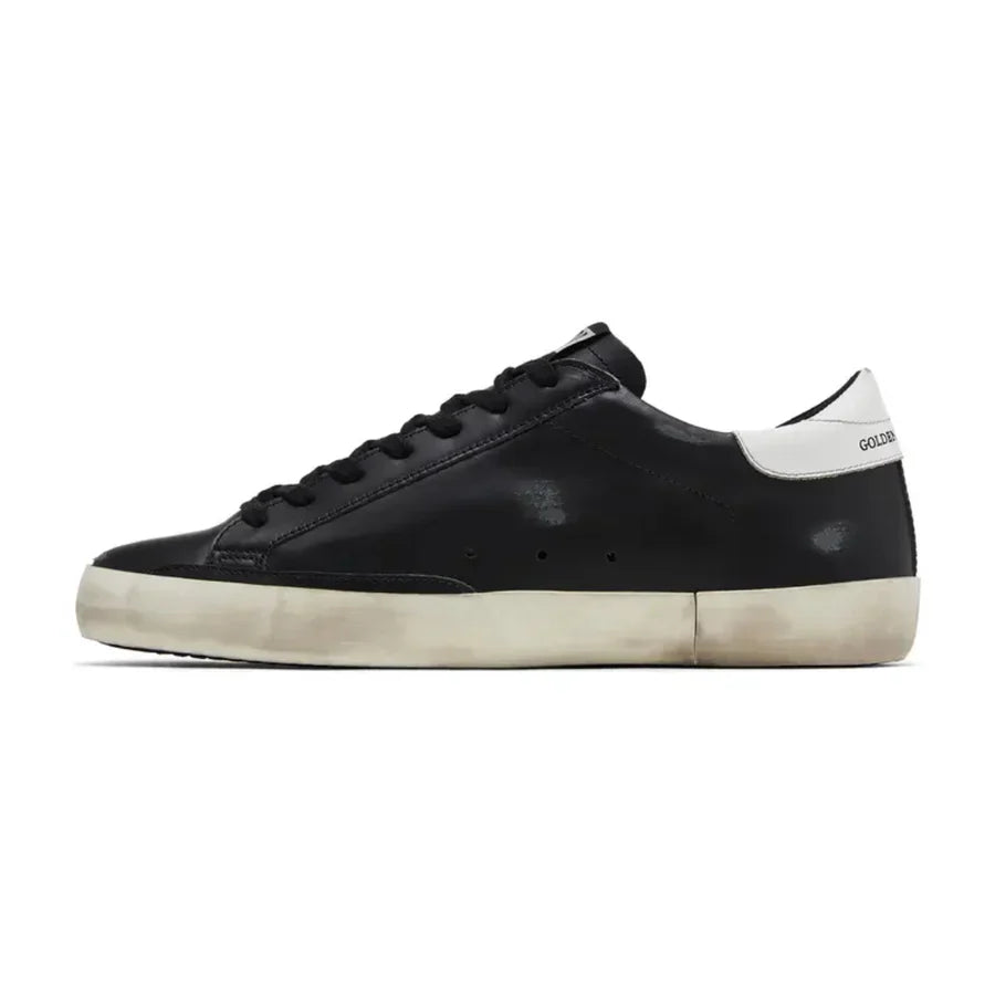 Golden Goose Super-Star – Black White Leather