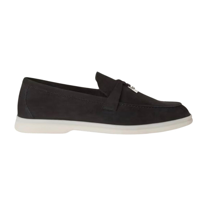 Loro Piana Summer Walk Loafer Black
