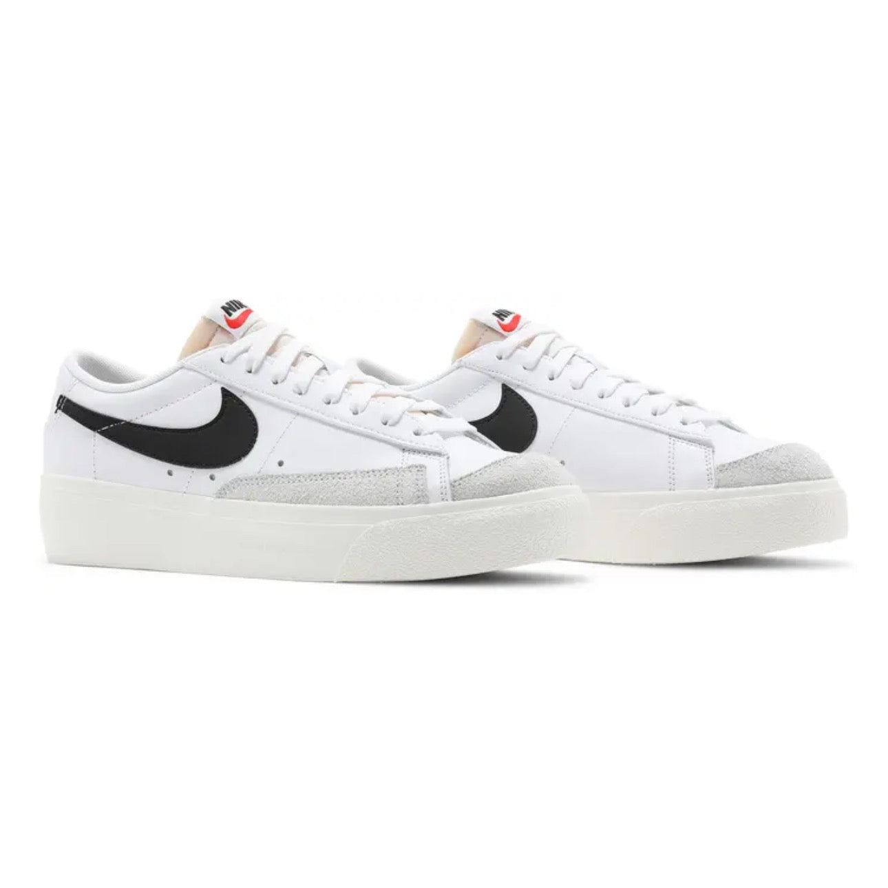 Nike Wmns Blazer Low Platform 'White Black'