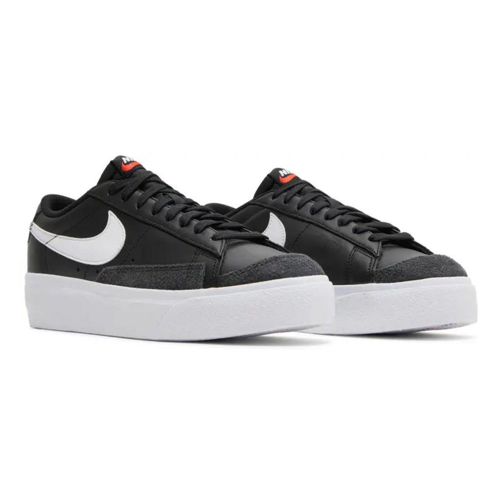 Nike Wmns Blazer Low Platform 'Black White'