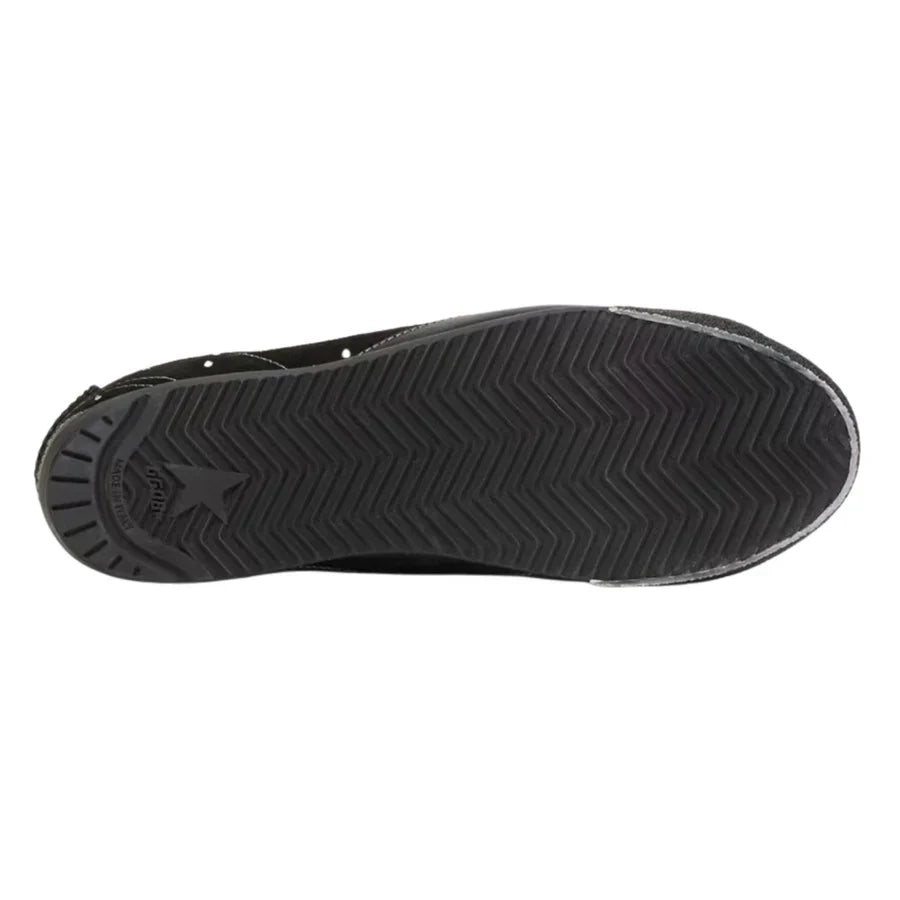 Golden Goose True-Star in black suede with Swarovski crystals and black leather star