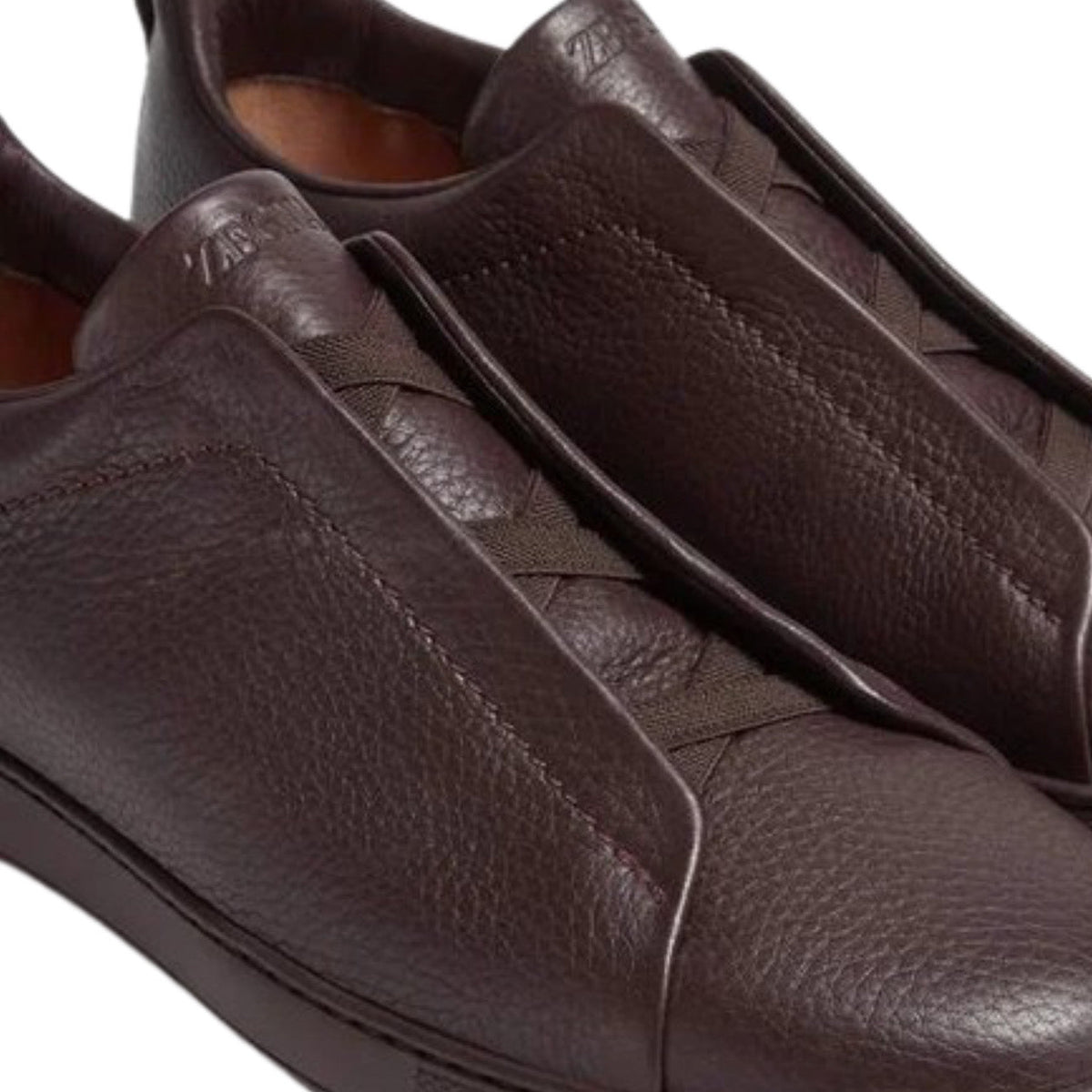 Zegna Triple Stitch™ Sneaker 'Dark Brown Deerskin'