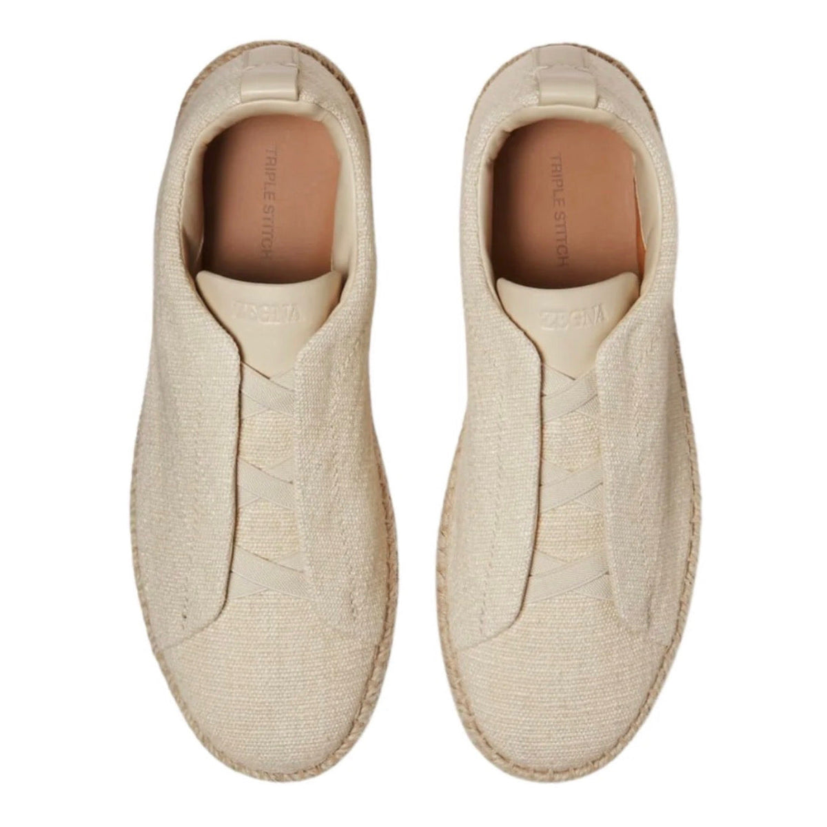 Zegna Triple Stitch™ Espadrille 'Off White Linen'