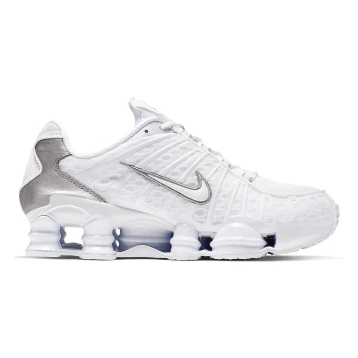 Nike Shox TL White/Metallic Silver/Max Orange/White