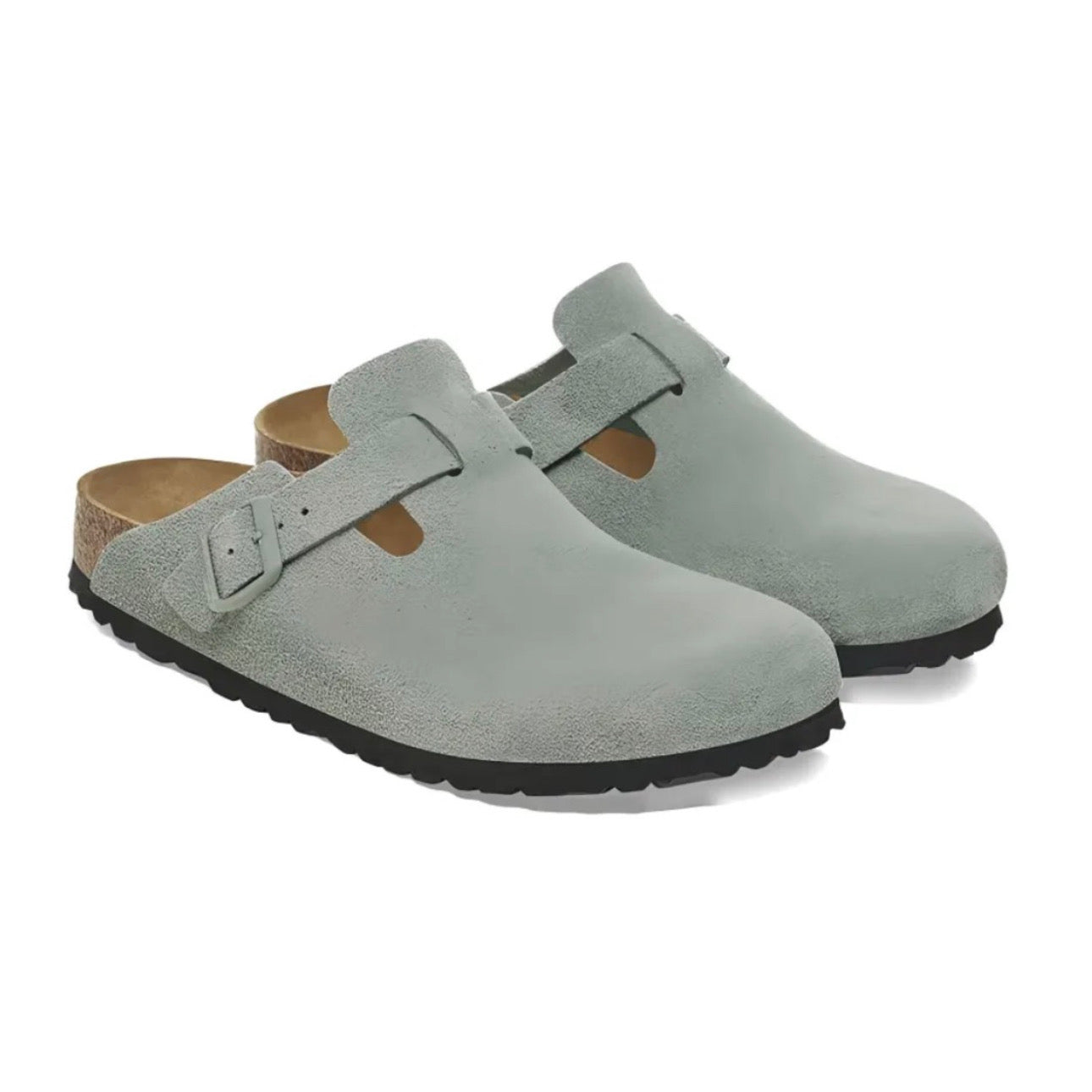Birkenstock
Boston BS Suede "Pure Sage" mules